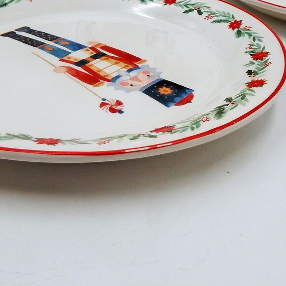 Sur La Table Nutcracker Salad Dessert Plates 8 3/4 Inch Set Of 4 - Picture 6 of 13
